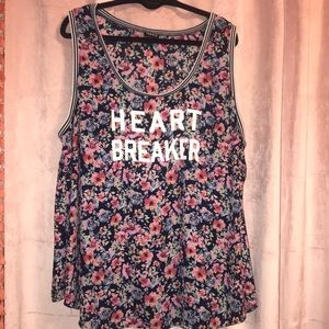 Torrid floral tank top